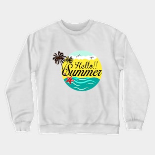 Hello Summer Crewneck Sweatshirt